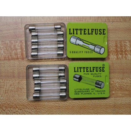 Littelfuse 3AG-5A Fuse Cross Ref 4XH46 312,Metal Strip Element (Pack of 10)