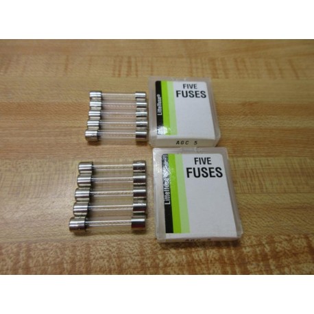 Littelfuse AGC-5 Fuse Cross Ref 4XH46 311 Jagged Wire (Pack of 10)