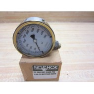 Noshok 25.300.SST.5000 Pressure Gauge 5000PSI Liquid Filled 716" Brass