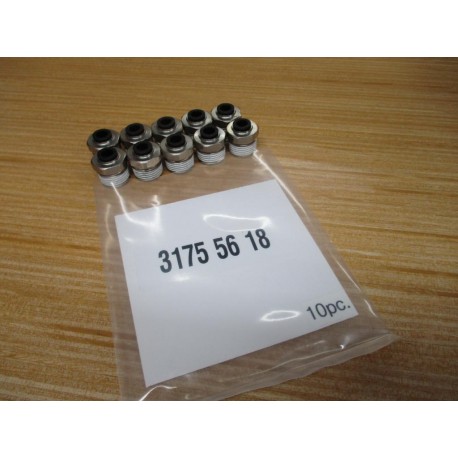 Parker Legris 3175 56 18 Male Connector 31755618 (Pack of 10)