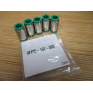 Numatics IN100-102-000 Tube Union IN100102000 (Pack of 5)