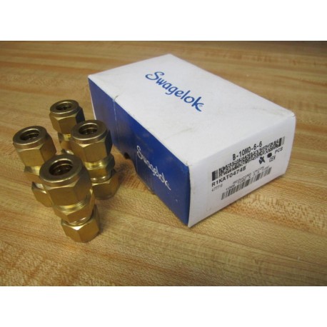 Swagelok B-10M0-6-6 Tube Fitting B10M066 (Pack of 4)