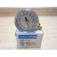 Ashcroft 15W1005 H 01L 60 Pressure Gauge 0-60 PSI 18" Brass 15W1005H01L60