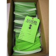 SS-0425 Wired Green Tag 800500 Good OK For Use (Pack of 500)