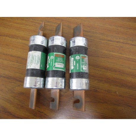Fusetron FRN-R-150 Bussmann Fuse Cross Ref 4A455 (Pack of 3) - Used