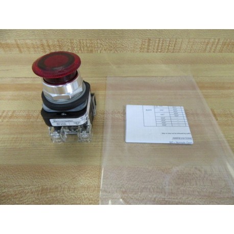 Allen Bradley 800TC-FXTQ24RA1 Push Pull Switch - New No Box