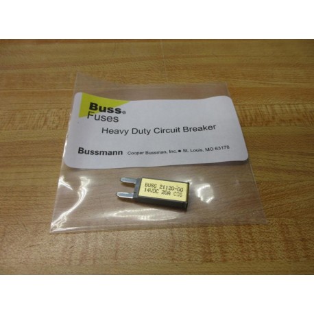 Buss 21120-00 Bussmann 20A Circuit Breaker 2112000