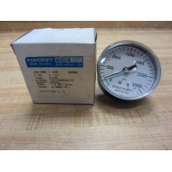 Ashcroft 25W1005 H 02B 3000 0-3000PSI 14 NPT