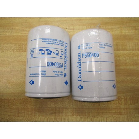 Donaldson P550400 Lube Filter (Pack of 2)