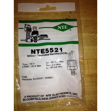 NTE NTE-5521 -5521 SCR 50V Rectifier 5521