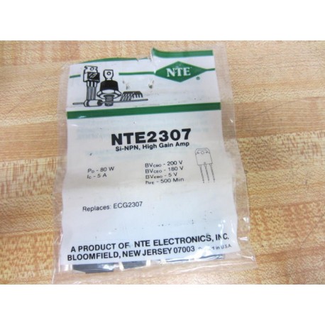 NTE NTE2307 2307 Si-NPN High Gain Amp (Pack of 5)