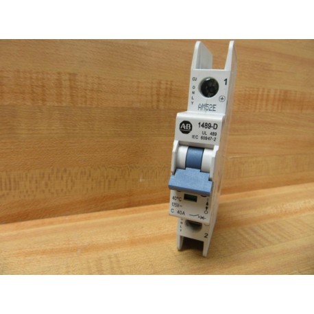 Allen Bradley 1489-D1C400 Circuit Breaker 40A 1P 1489D1C400 - New No Box