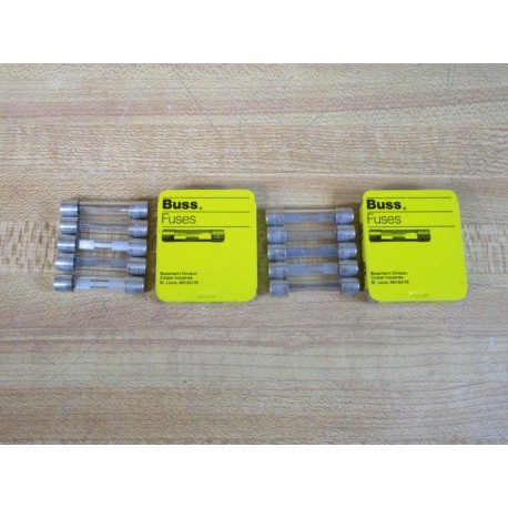 Bussmann AGC-30 Buss Fuse Cross Ref 4XH53 Formerly (3AG) Metal (Pack of 10)