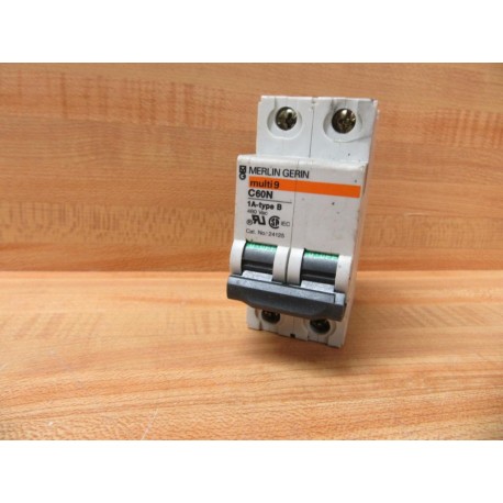 Merlin Gerin 24125 Square D 1A 3P Breaker MG24125 Schneider - Used