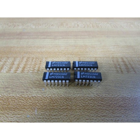 National Semiconductor LM723CN Integrated Circuit Linear Regulator (Pack of 4) - New No Box