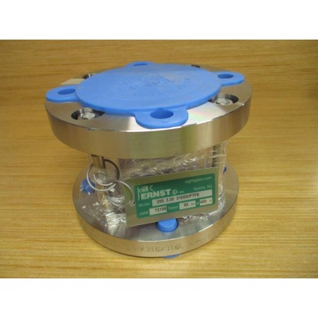 John C. Ernst 255 3.00 316SSPTFE Sight Flow Indicator - New No Box