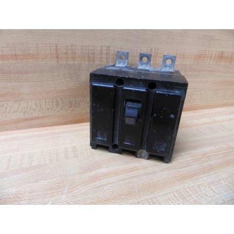 Westinghouse HQNBA3060 Circuit Breaker 60A 3P - Used