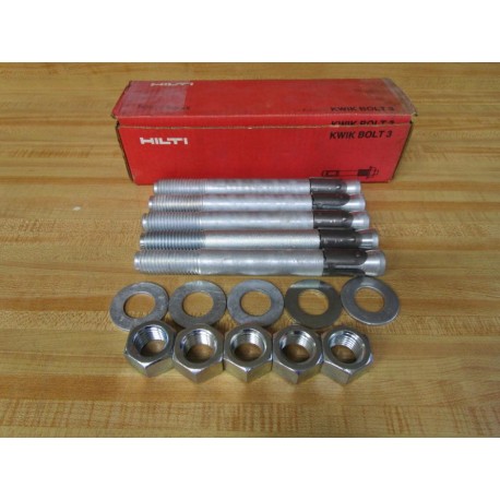 Hilti KB3 1X9 Kwik Bolt 3 Anchor 286018 (Pack of 5)