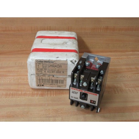 Cutler Hammer D26MR40A Eaton Control Relay