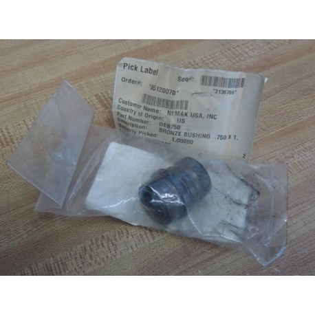 DME GEB750 Guided Ejector Bushing - New No Box