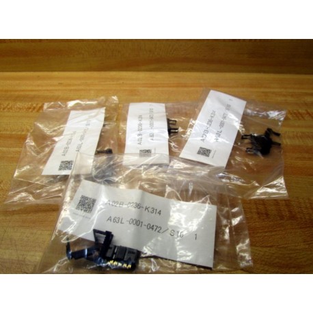 GE Fanuc A02B-0236-K314 Connector A63L-0001-0472S10 (Pack of 4)