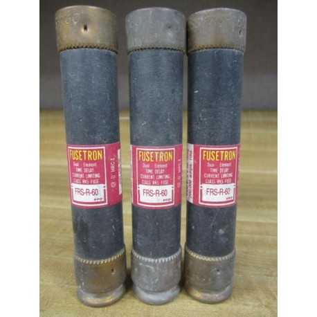 Buss FRS-R-60 Bussmann Fuse Cross Ref 1A707 Tested (Pack of 3) - Used