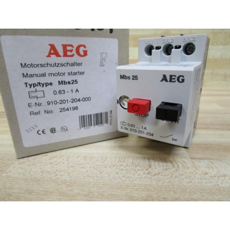 AEG 910-201-204-000 Starter 910-201-204 0.63-1A