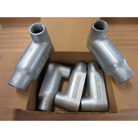 OZ Gedney LB-100 LB100 Conduit Body Type LB Size: 1" (Pack of 5)