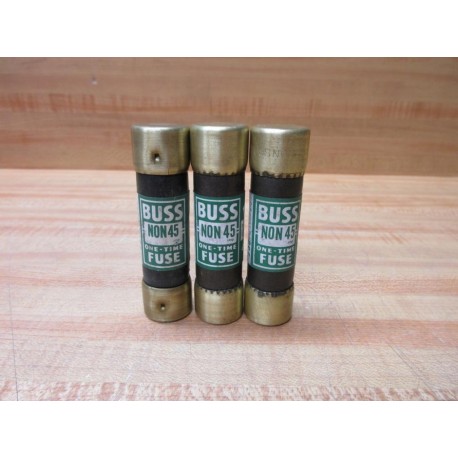Buss NON-45 Bussmann Fuse (Pack of 3) - New No Box