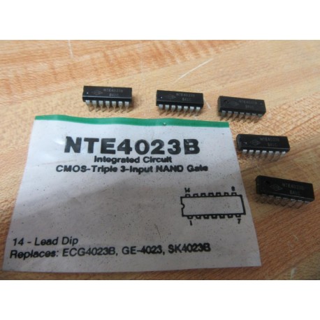 NTE NTE4023B Integrated Circuit (Pack of 5)