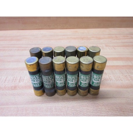 Buss NON-35 Bussmann Fuse Cross Ref 4XF94 (Pack of 12) - Used