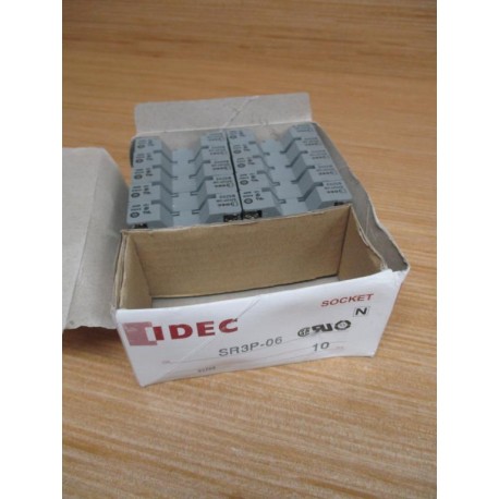 Idec SR3P-06 Relay Socket  SR3P06 (Pack of 10)