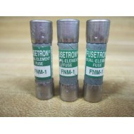 Buss FNM-1 Bussmann Fuse Cross Ref 6C207 Tested (Pack of 3) - New No Box