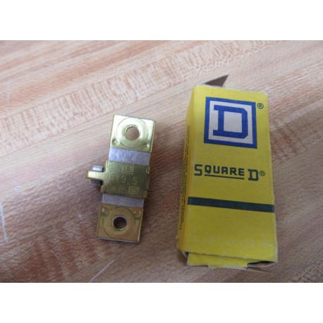 Square D B19.5 Overload Heater Element  B195 Mounted, Never Used