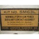 Ward Leonard 5M63L Auxiliary Contact Orange