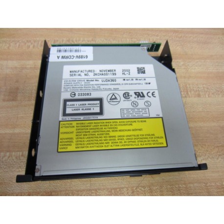 Matsushita Electric UJDA360 CD-RRW Drive Serial Number 2KCHA001199 HL-Z - Used