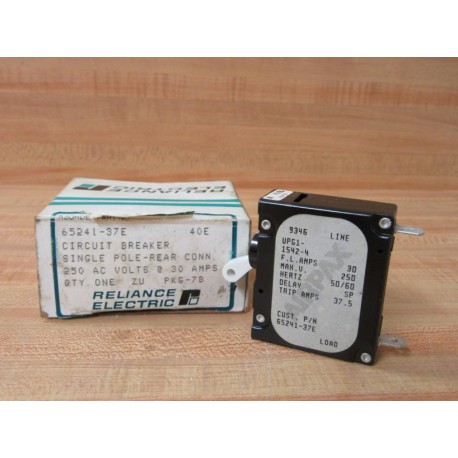 Reliance 65241-37E Airpax Circuit Breaker 6524137E  UPG1-1542-4