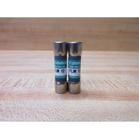 Littelfuse FLM-12 Fuses FLM12 Tested (Pack of 2) - New No Box