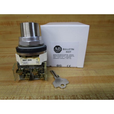 Allen Bradley 800T-H48A Selector Switch W800T-XA Series T - Refurbished