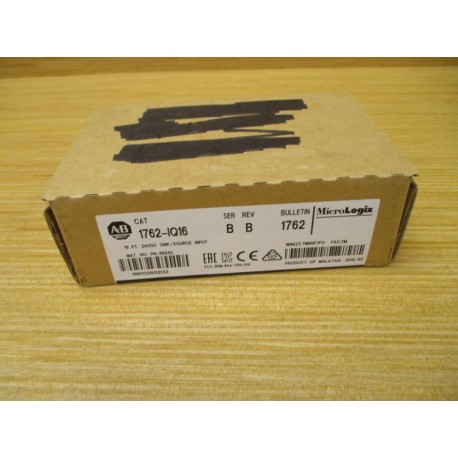 Allen Bradley 1762-IQ16 SinkSource Input Module 1762IQ16 Ser. B. Rev. B