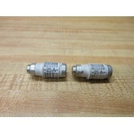 Siemens 25 A Neozed Fuse 25A (Pack of 2) - New No Box