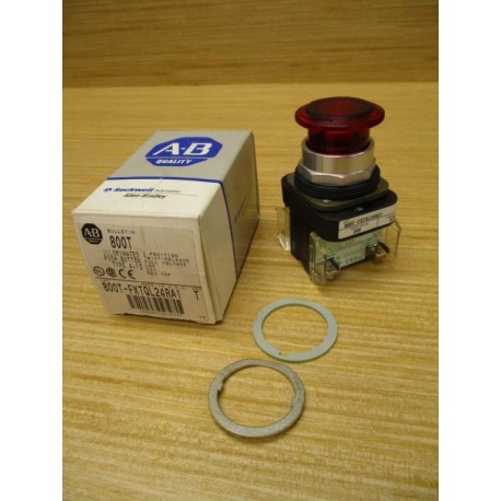 Allen Bradley 800T-FXTQL24RA1 Button W LED Module