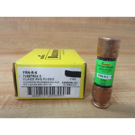 Buss FRN-R-6 Bussmann Fuse Cross Ref 6C175 (Pack of 4)