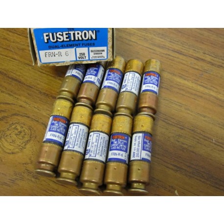 Buss FRN-R-6 Bussmann Fuse Cross Ref 6C175 (Pack of 10)