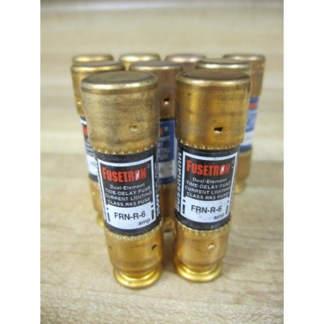 Buss FRN-R-6 Bussmann Fuse Cross Ref 6C175 (Pack of 9) - New No Box