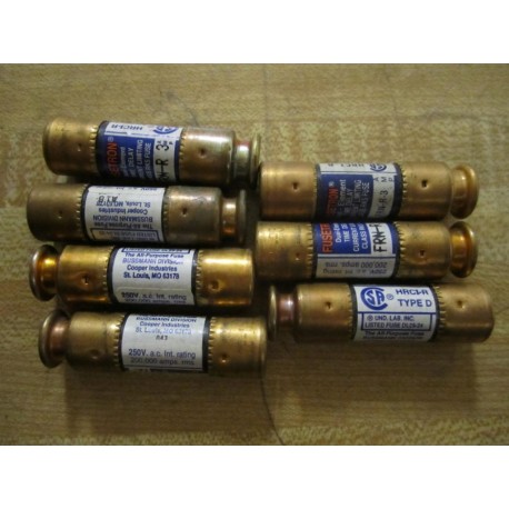 Buss FRN-R-3 Bussmann Fuse Cross Ref 6C174 (Pack of 7) - New No Box