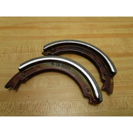 2-18-0073 Brake Shoe 2180073 (Pack of 2) - New No Box