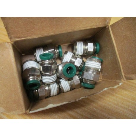 Parker W68PLP-4-4 Tube Fitting XW68PLP-4-4 (Pack of 10)
