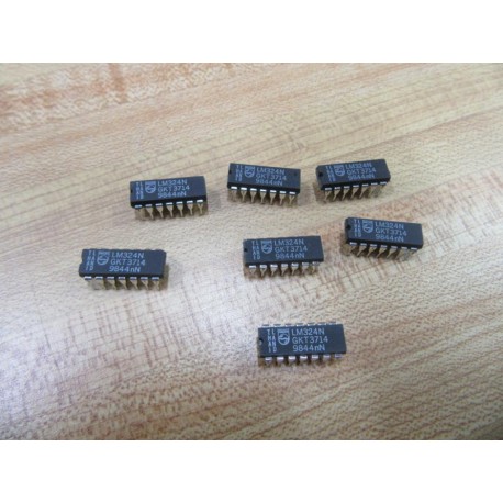 Philips LM324N Integrated Circuit GKT3714 (Pack of 7) - New No Box