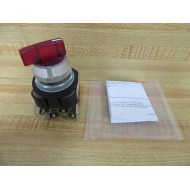 Allen Bradley 800T-16HR17KB6AX Selector Switch Red Lever - New No Box